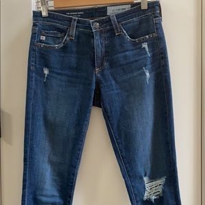 AG distressed jeans